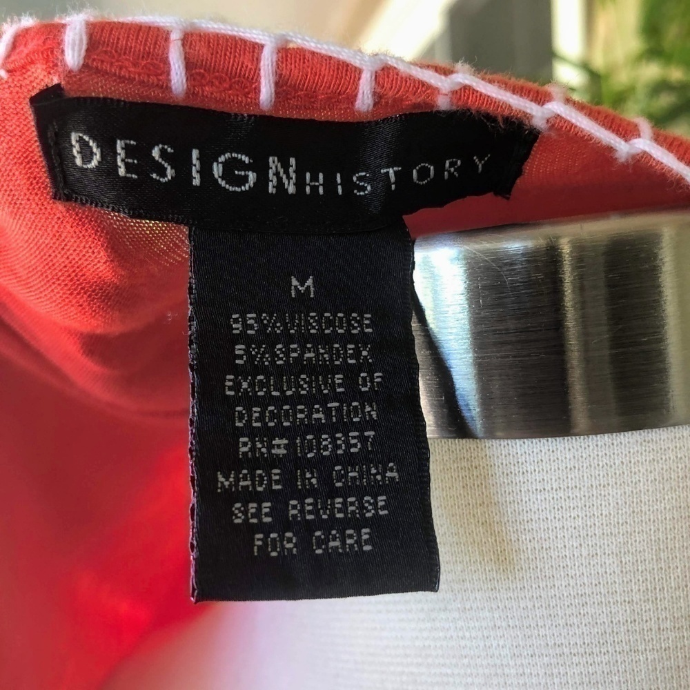 🎉Design History Coral Embroidered Dress - Picture 5 of 6